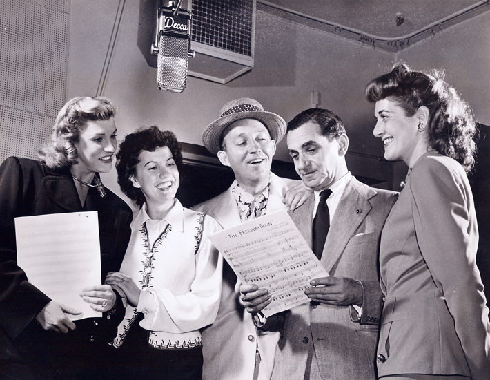Irving Berlin w Bing and the Andrews Sisters
