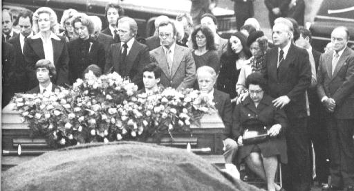 Bing's funeral - Oct. 18, 1977
