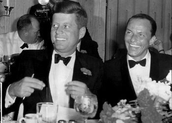 Sinatra with JFK 1960